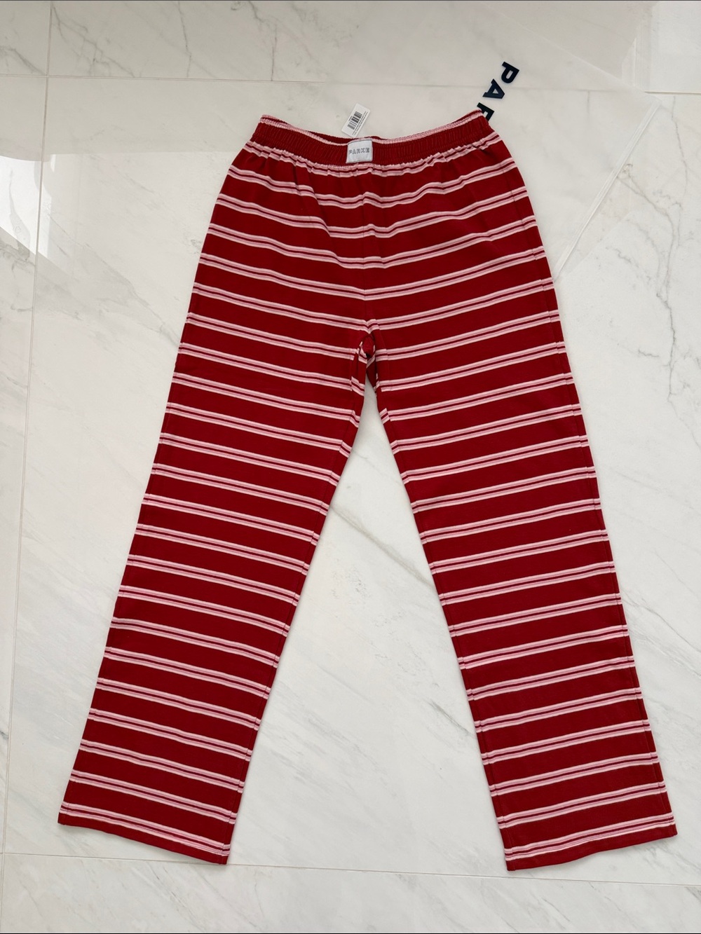 NEW PARKE Valentines Striped Cotton Boxer Pants Size Small
